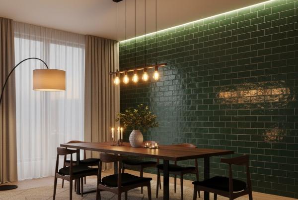 Dining Room Subway Tiles