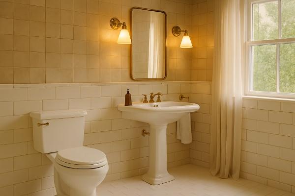 Zellige and Subway Tiles Combined Installation