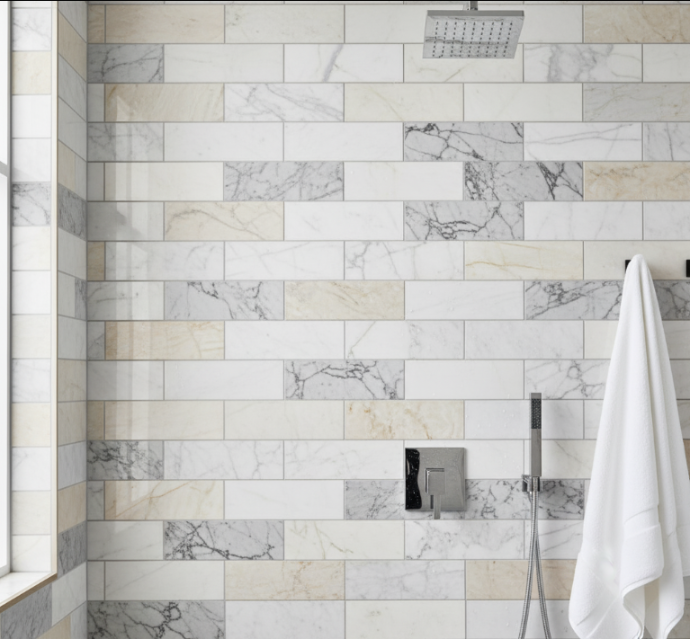 marble-tile-as-bathroom-wall