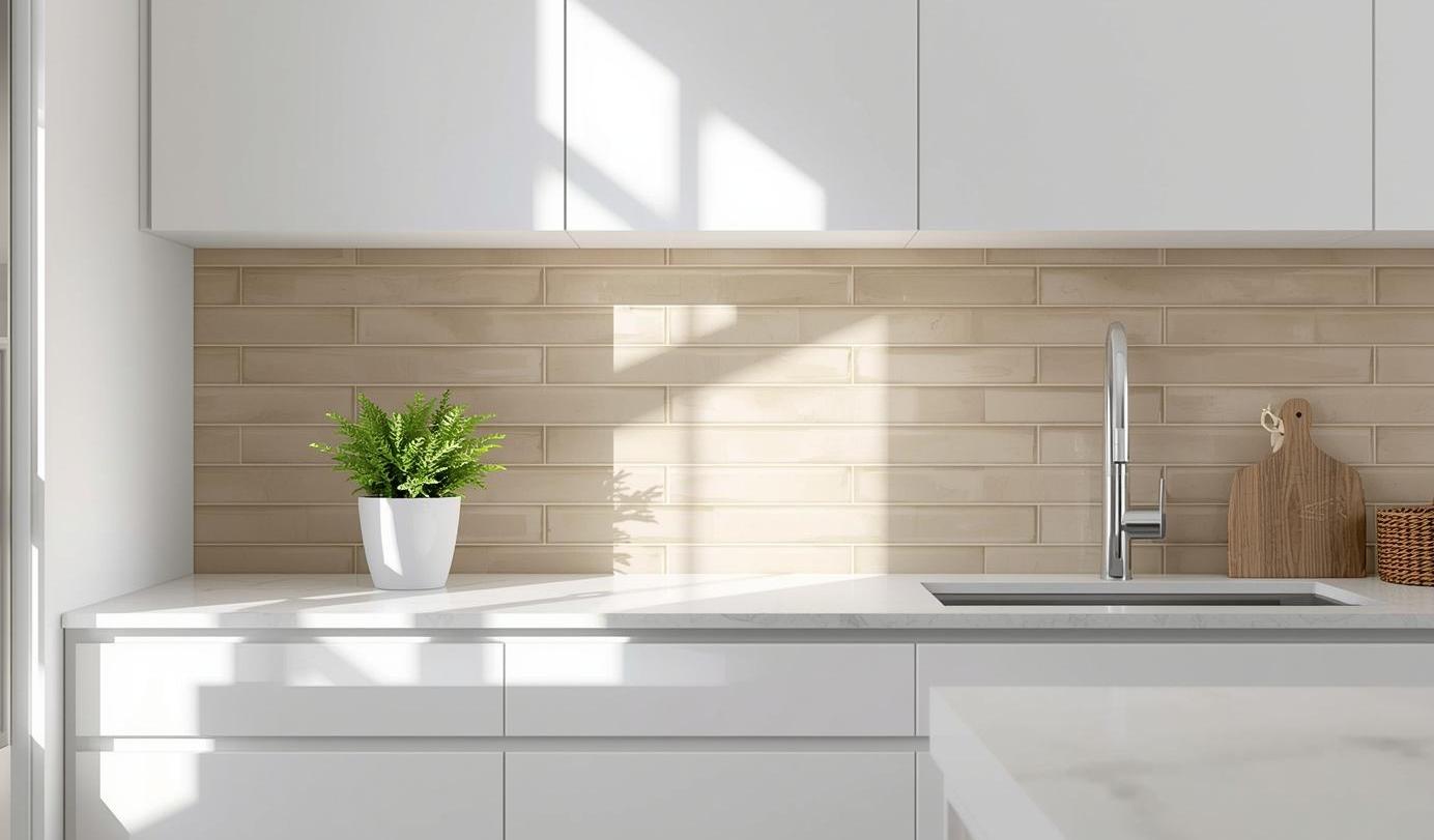 Subway tile inspired kithcen