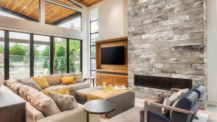 Natural stone subway tile