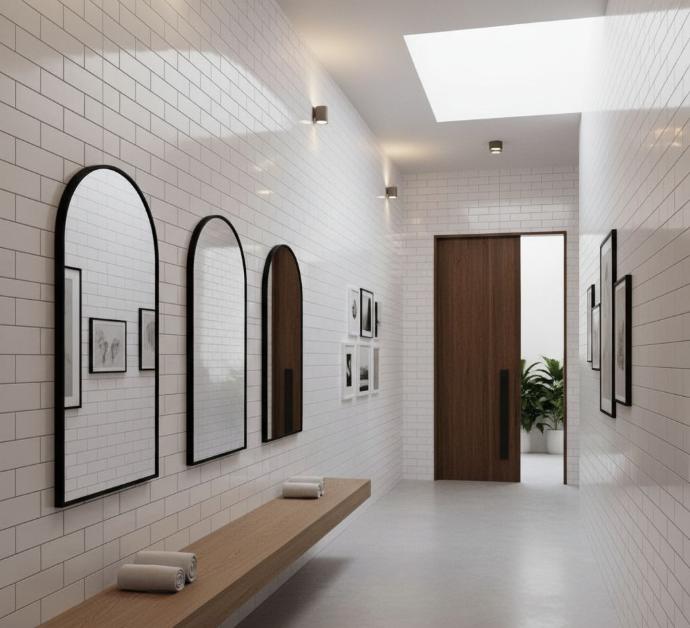 4x12 white subway tiles