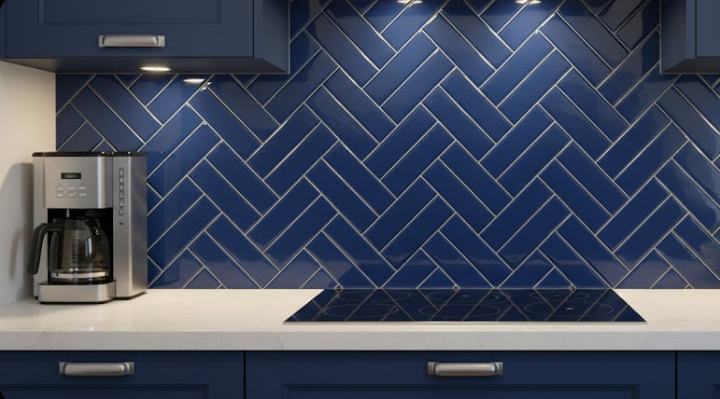 basketweave pattern subway tile