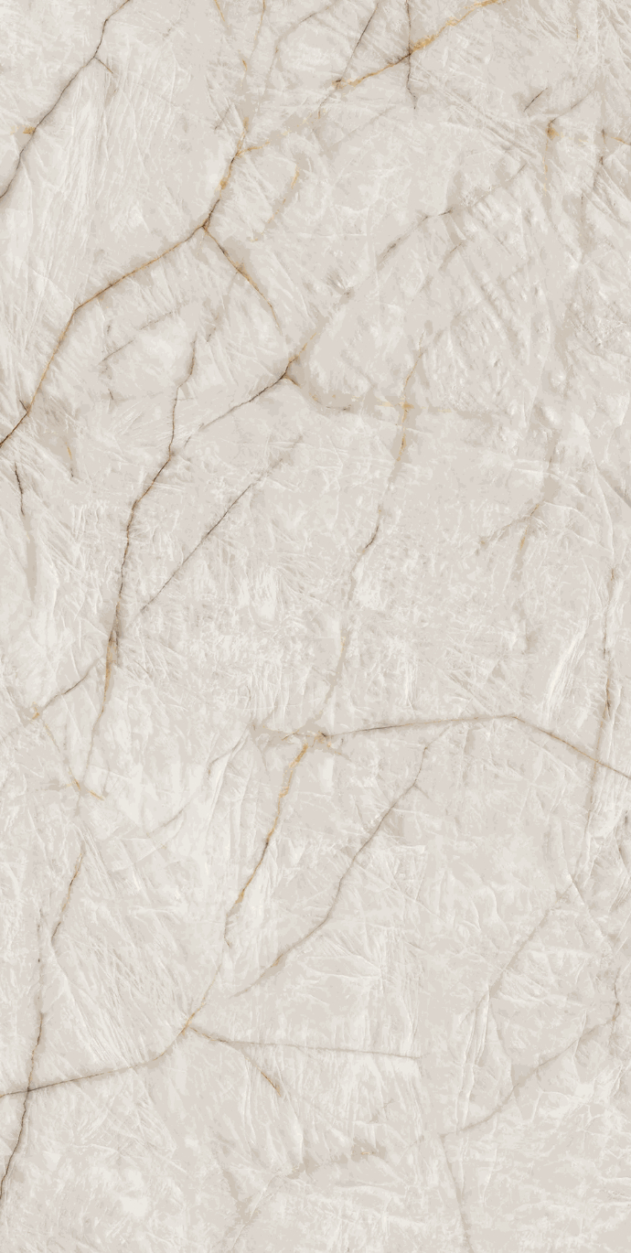 Crystal Clear Porcelain Slabs showcasing minimalist design with elegant white and amber veining.