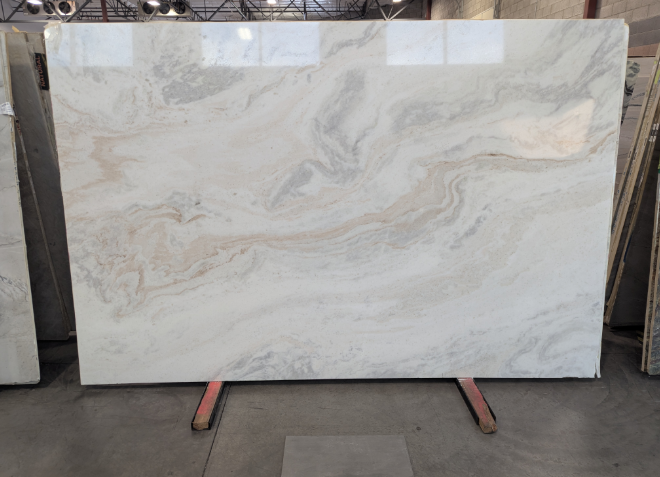 Marble slab aspen white