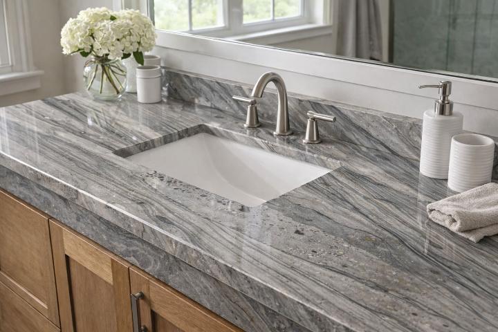 Porcelain Bathroom Countertop Design Ideas