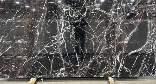 Infinity rosso domis porcelain slab at Nova Tile and Stone showroom