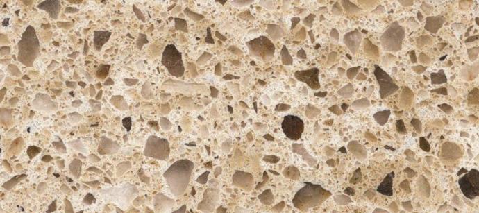 Silestone bamboo porcelain slab at Nova Tile and Stone showroom