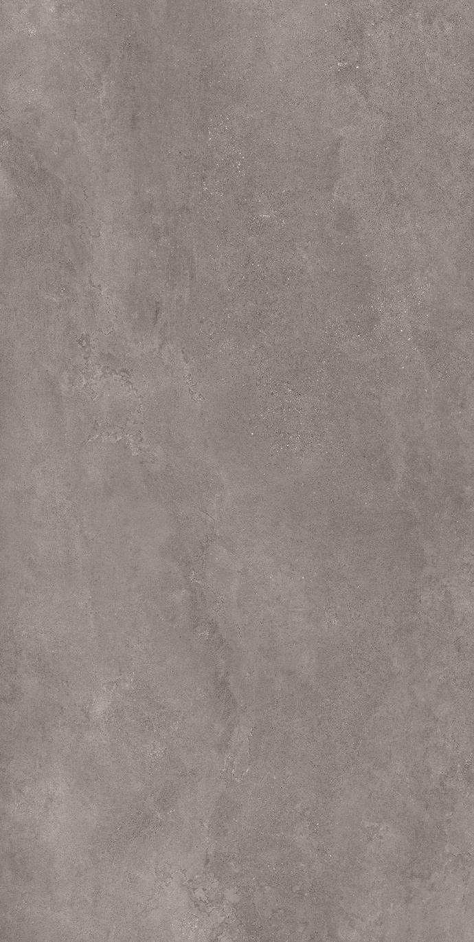 Buxy Select porcelain slabs showing a smooth matte grey stone-look surface texture.