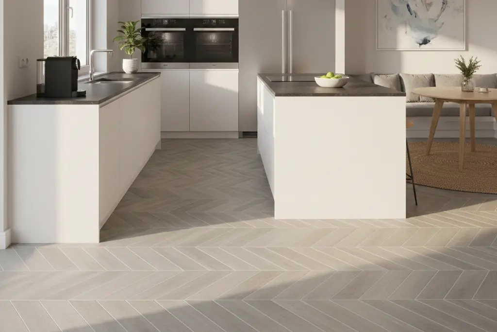 Choosing the best tile flooring for a modern kitchen environment