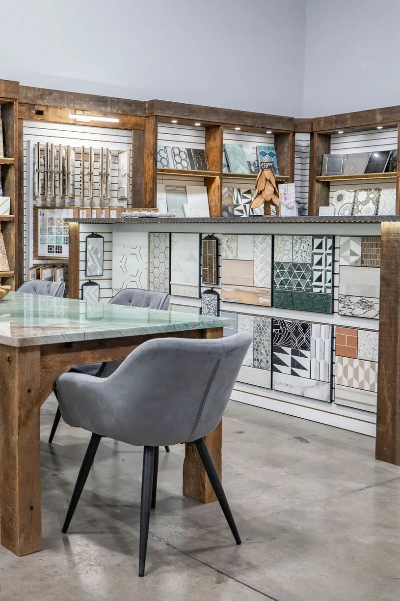 Nova Tile and Stone Sacramento showroom interior